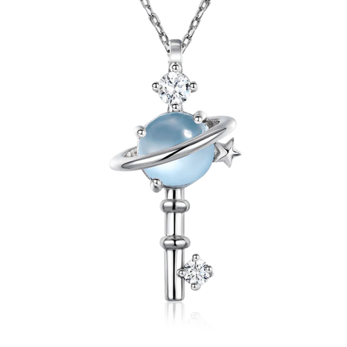 Celestial Key of Serenity Necklace